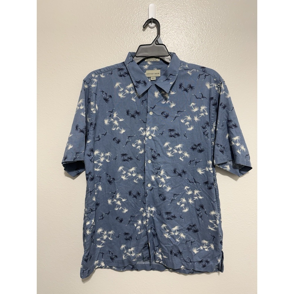 Cutter & Buck Men's Short Sleeve Button Shirt Sz Medium